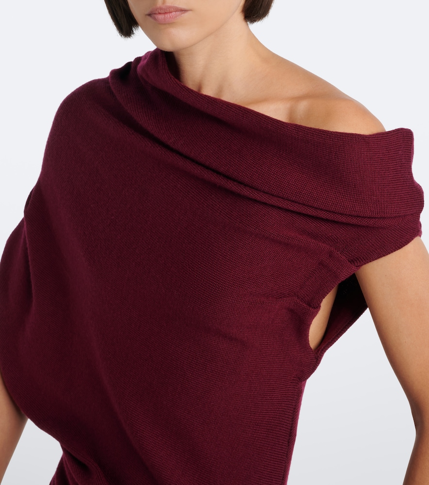 Mabel Asymmetric Draped Top