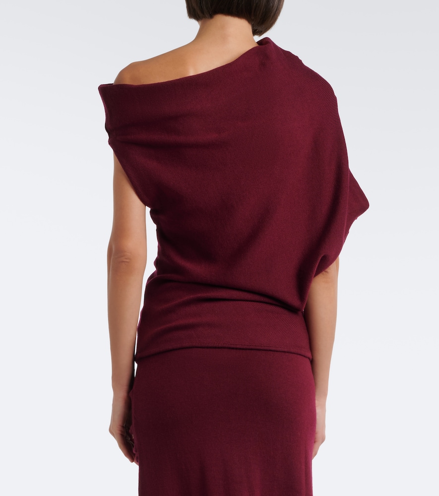 Mabel Asymmetric Draped Top