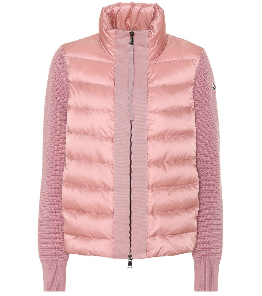 moncler mixed media jacket