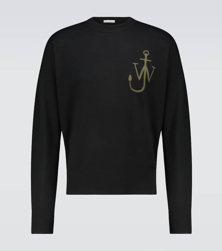 Click to view more detailed imagery on our partner's website Jw Anderson Anchor Crewneck Sweater In Black
