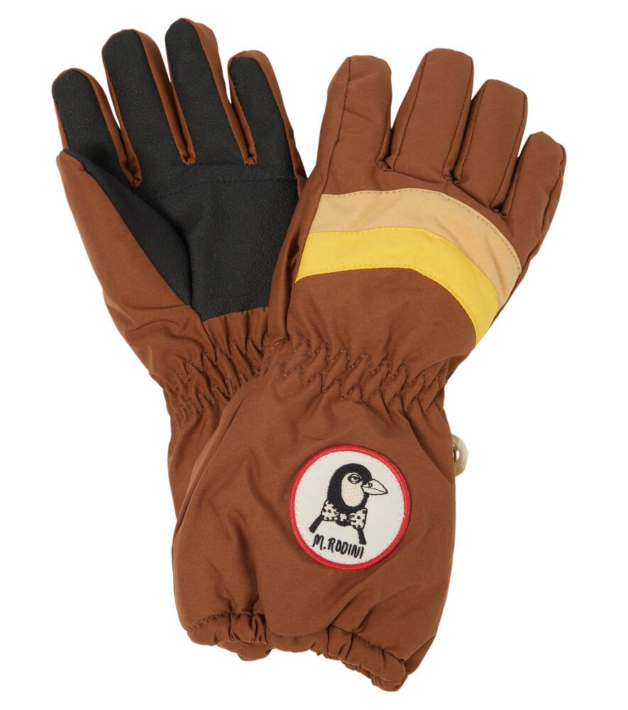 Mini Rodini Fleece-lined ski gloves