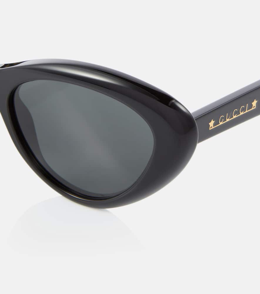 Shop Gucci Cat-eye Sunglasses In 0