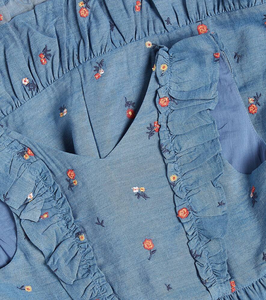 Tartine Et Chocolat Denim Dress In Blau