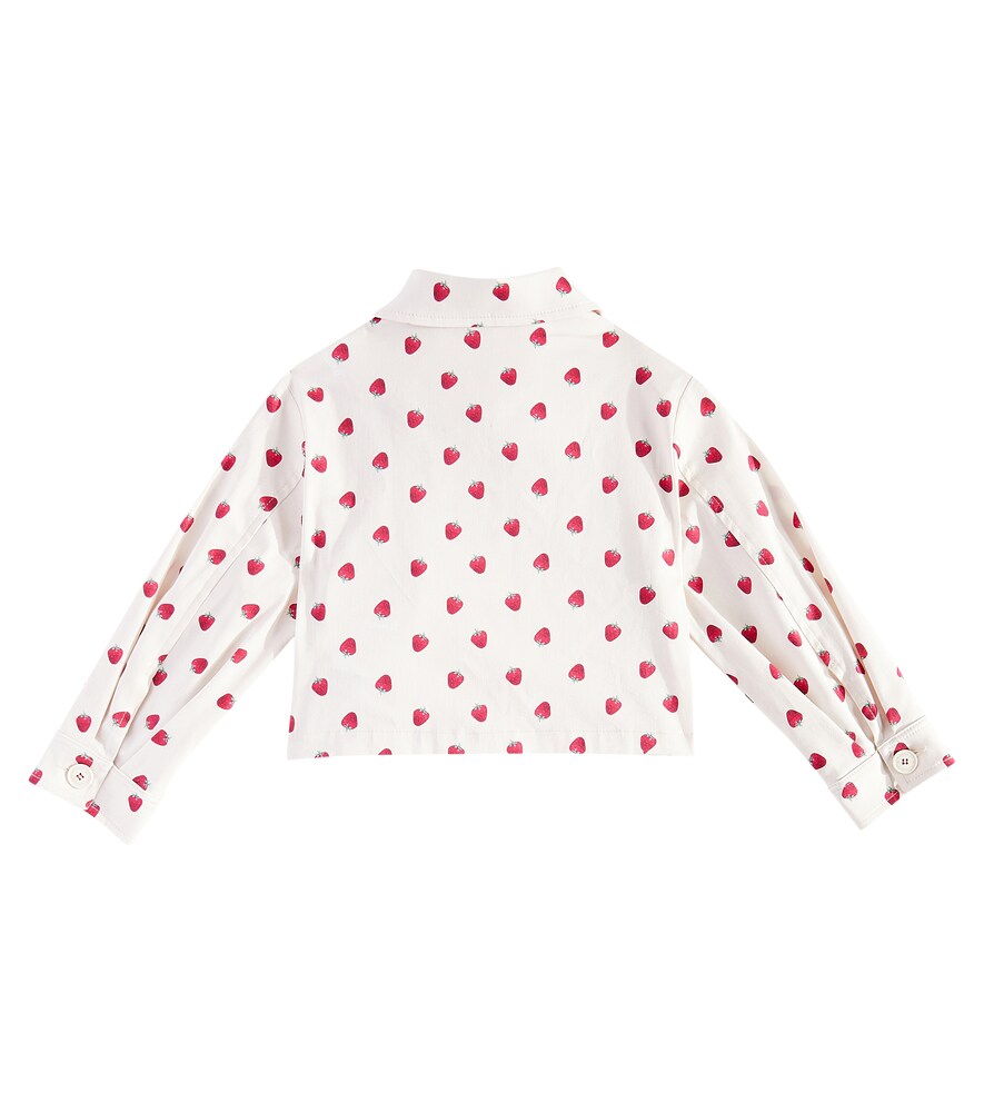  Monnalisa Monnalisa Bedruckte Jacke Aus Gabardine 