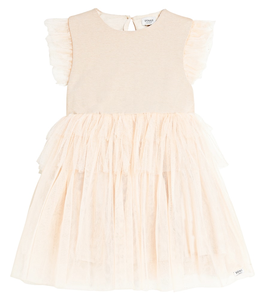 Donsje Nena tulle-trimmed dress