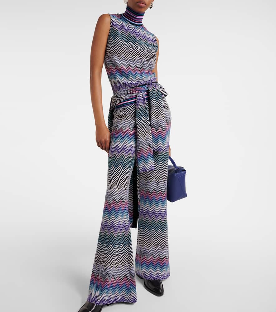 MISSONI ZIG ZAG FLARED PANTS
