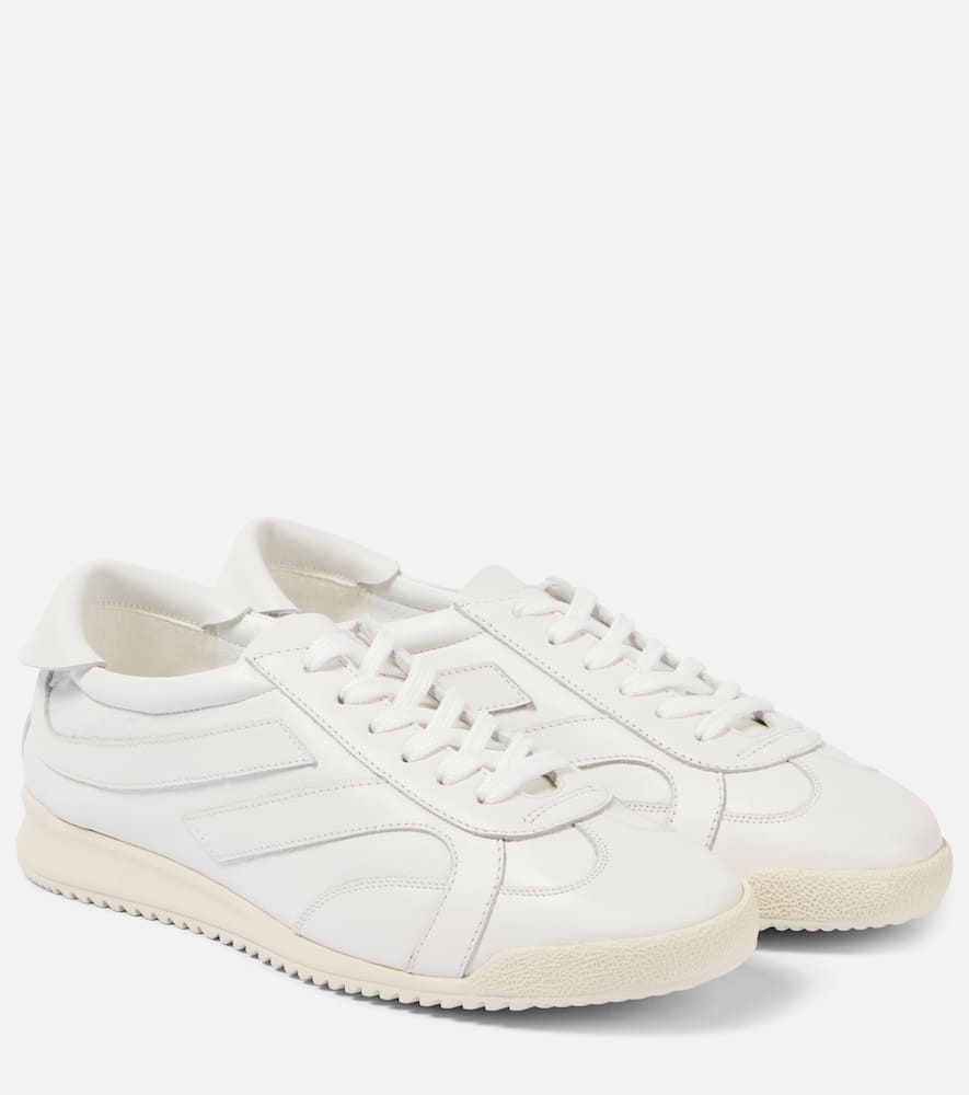 Pin leather sneakers