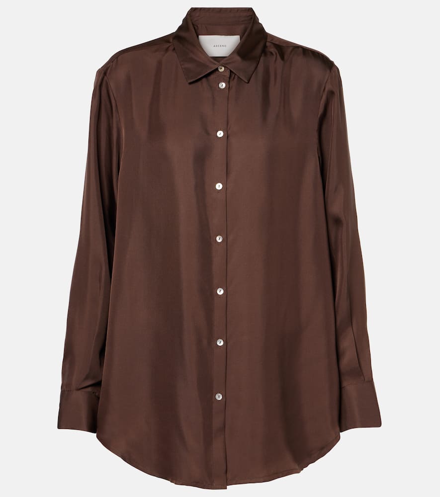 Silk twill shirt
