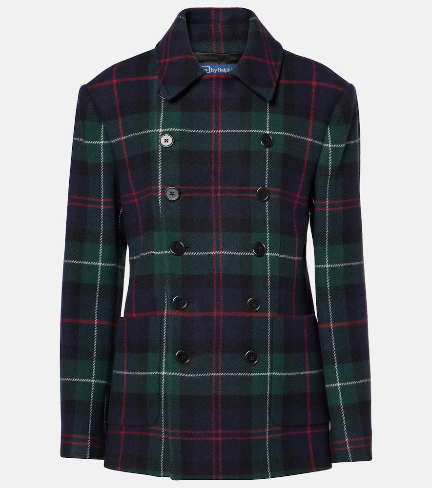 Wool-blend tweed blazer