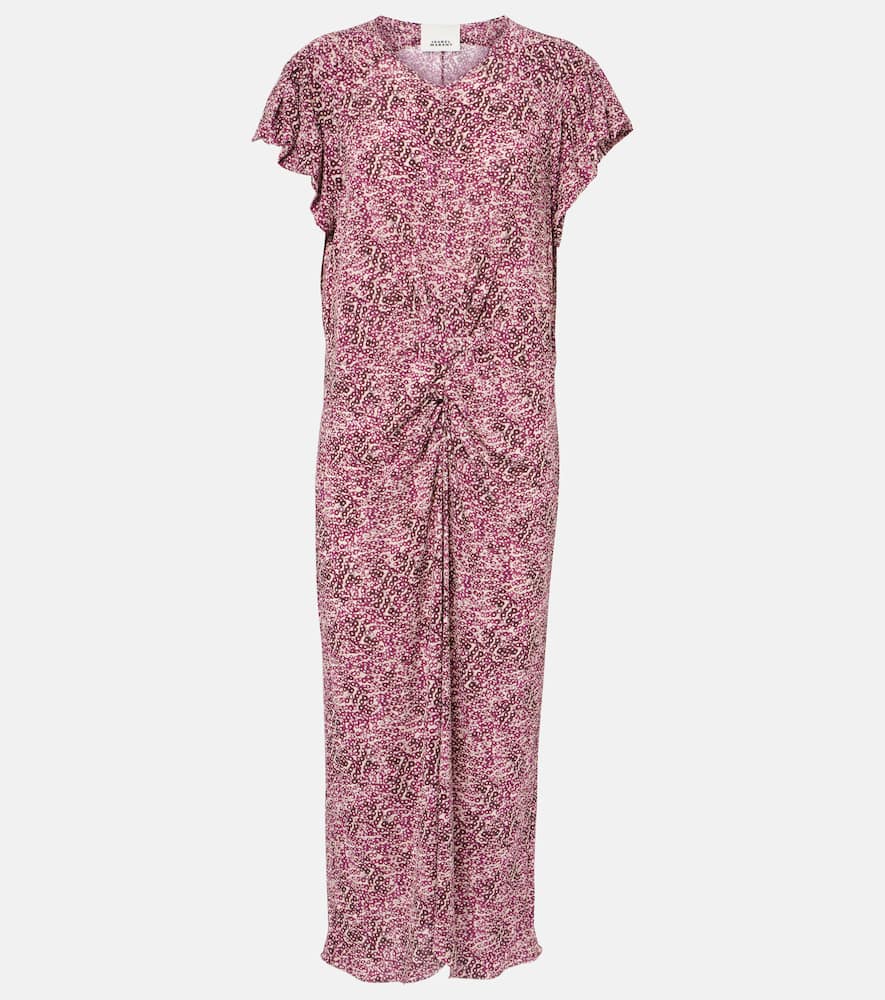 Terena printed midi dress
