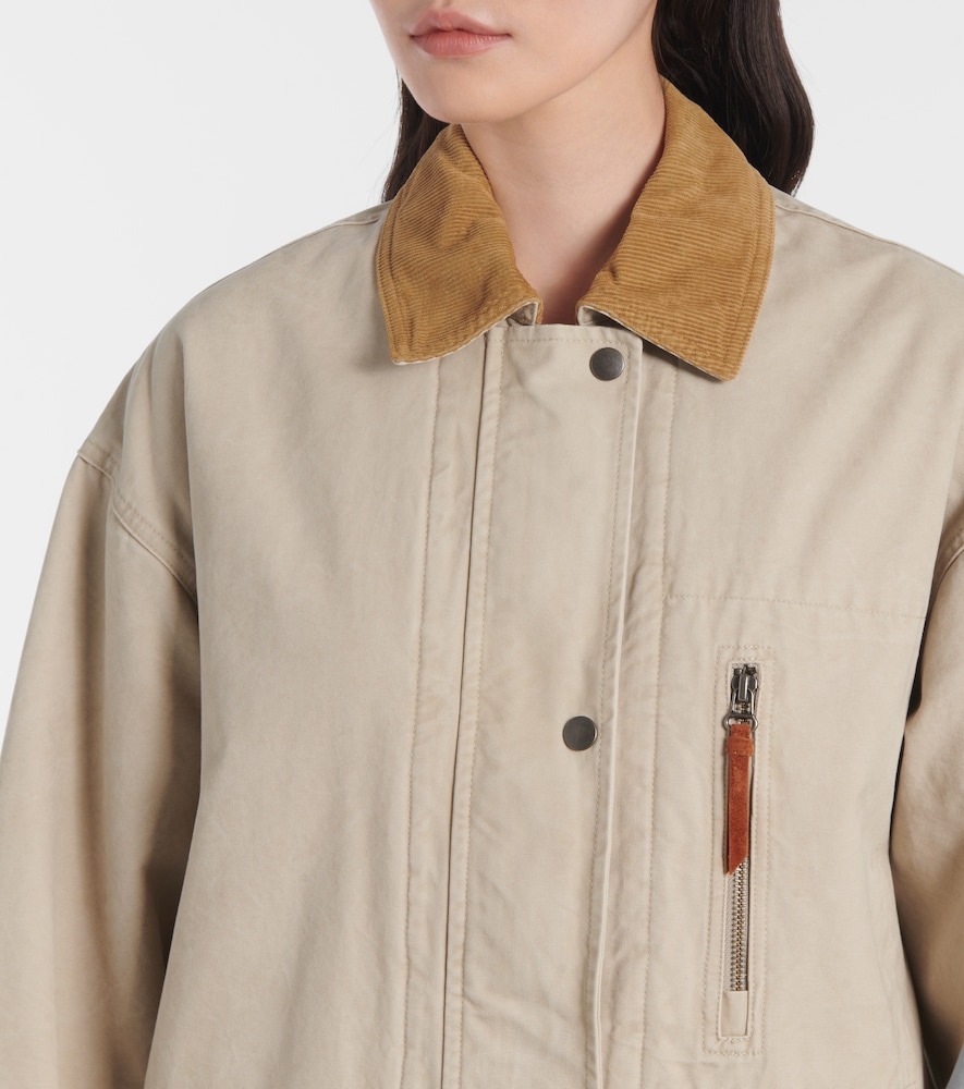 Kimeliaga Corduroy-Trimmed Jacket
