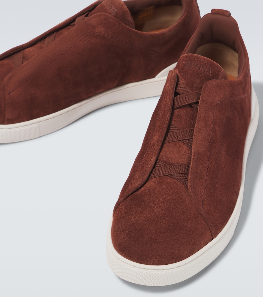  Zegna Zegna Sneakers Triple Stitch Aus Veloursleder 