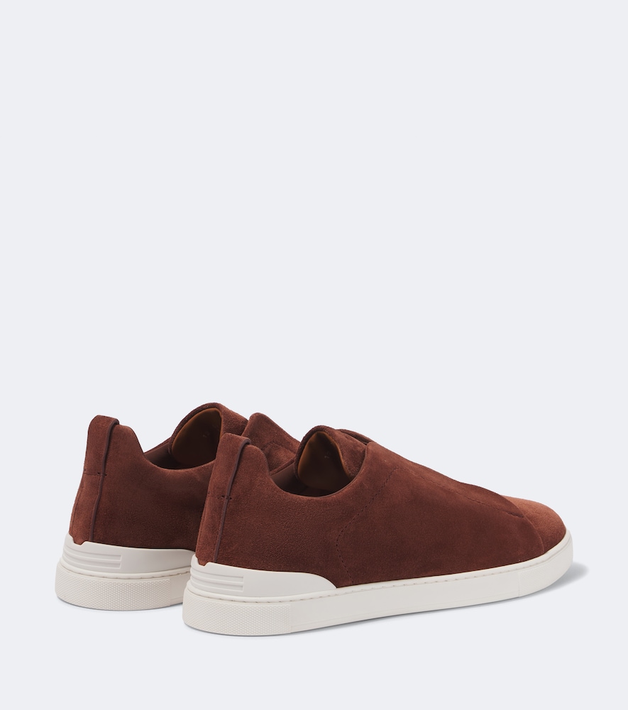  Zegna Zegna Sneakers Triple Stitch Aus Veloursleder 