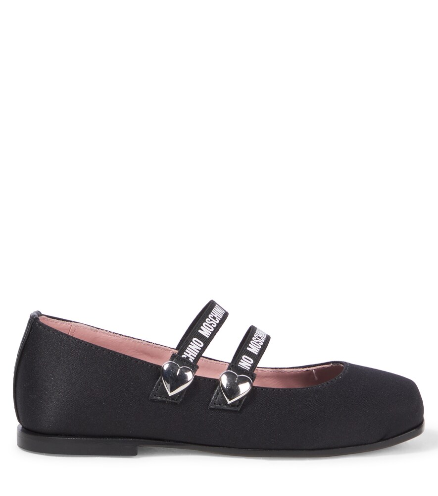  Moschino Kids Moschino Kids Ballerinas Mit Leder 