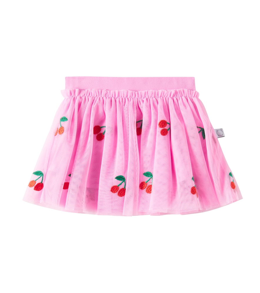 Stella Mccartney Embroidered Tutu Skirt In Pink