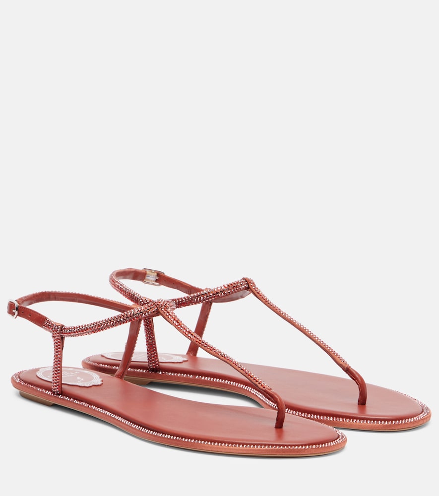 Rene Caovilla Sandales Diana en satin ornements 700 €