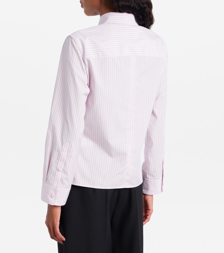  Calvin Klein Collection Calvin Klein Collection Pinstripe Cotton Poplin Shirt 