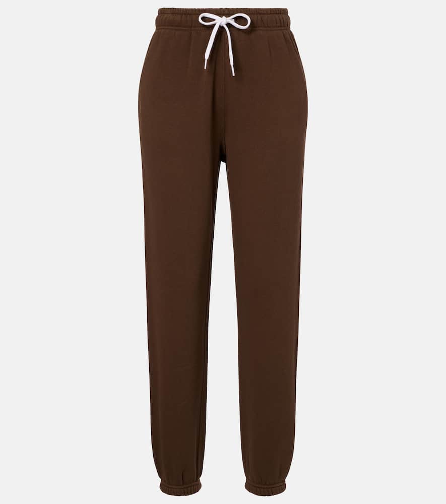Polo Ralph Lauren Cotton-blend Jersey Sweatpants In Brown
