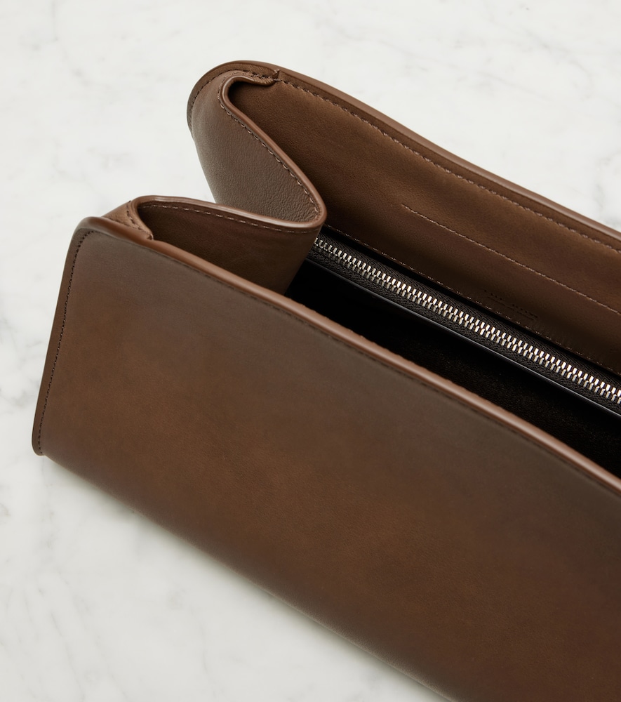  The Row The Row Peggy Small Leather Clutch 