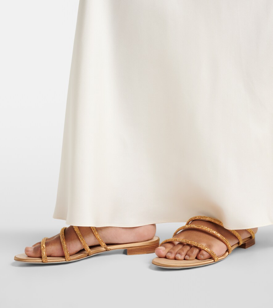 Rene Caovilla Erin crystal-embellished sandals
