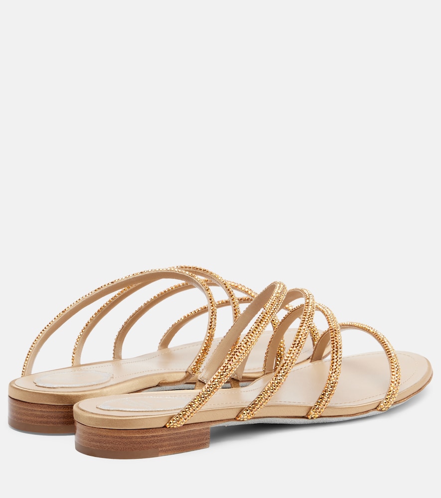  Rene Caovilla Rene Caovilla Erin Crystal-embellished Sandals 