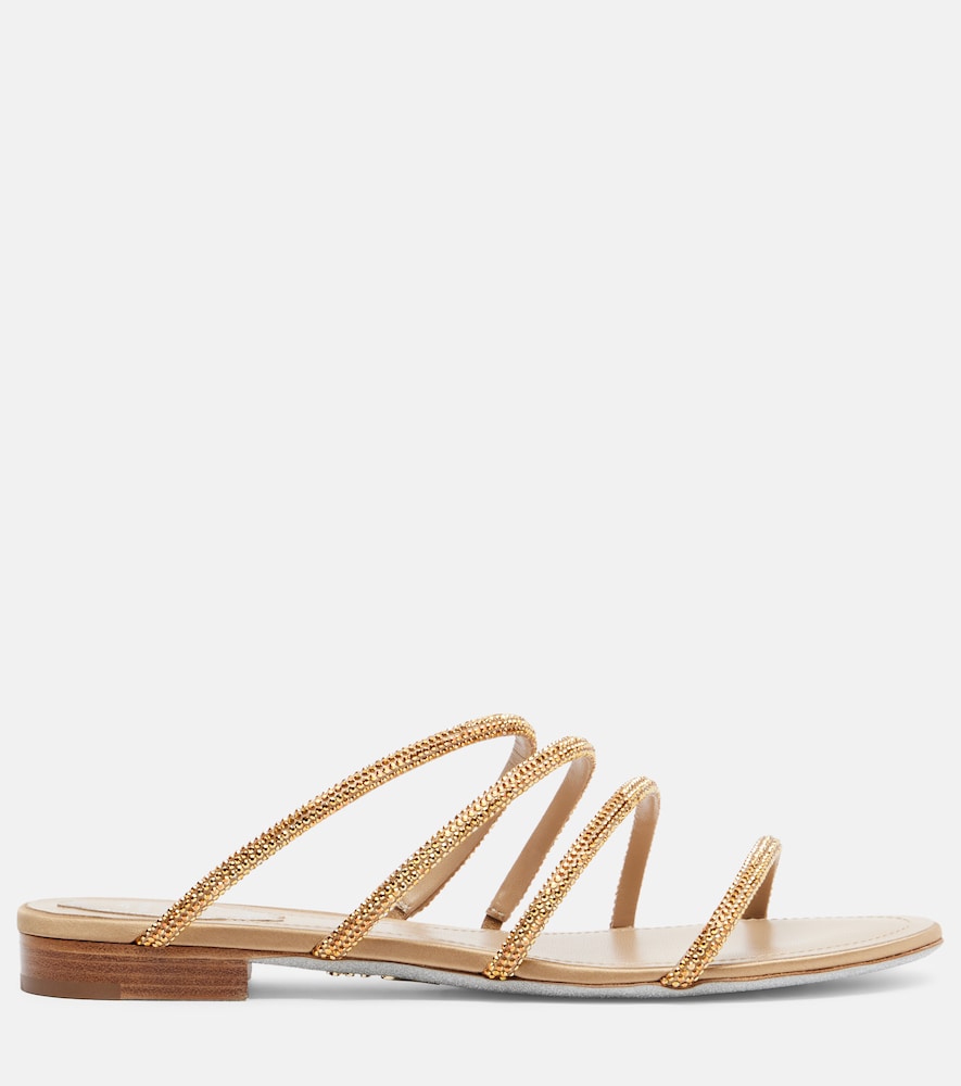  Rene Caovilla Rene Caovilla Erin Crystal-embellished Sandals 