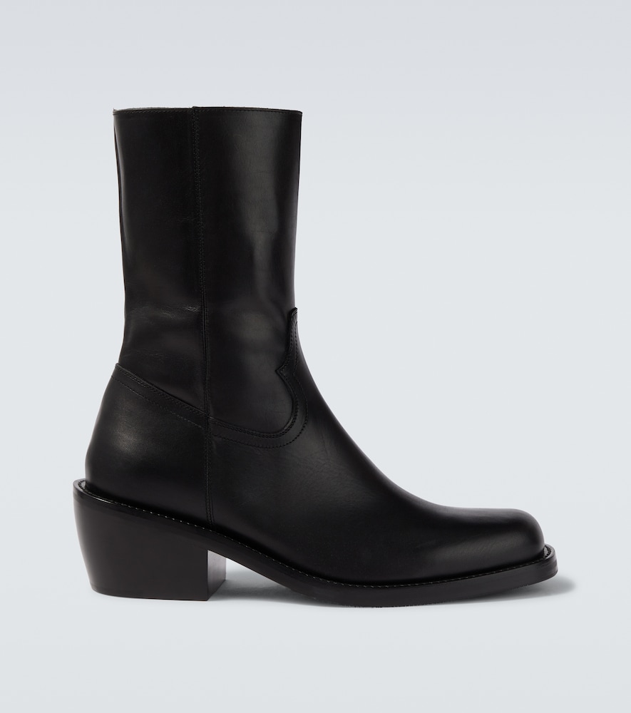 Dries Van Noten Dries Van Noten Leather ankle boots　ドリス ヴァン ノッテン レザー アンクル ブーツ
