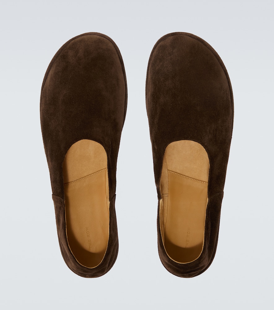  The Row The Row Canal Suede Slip-on Shoes 