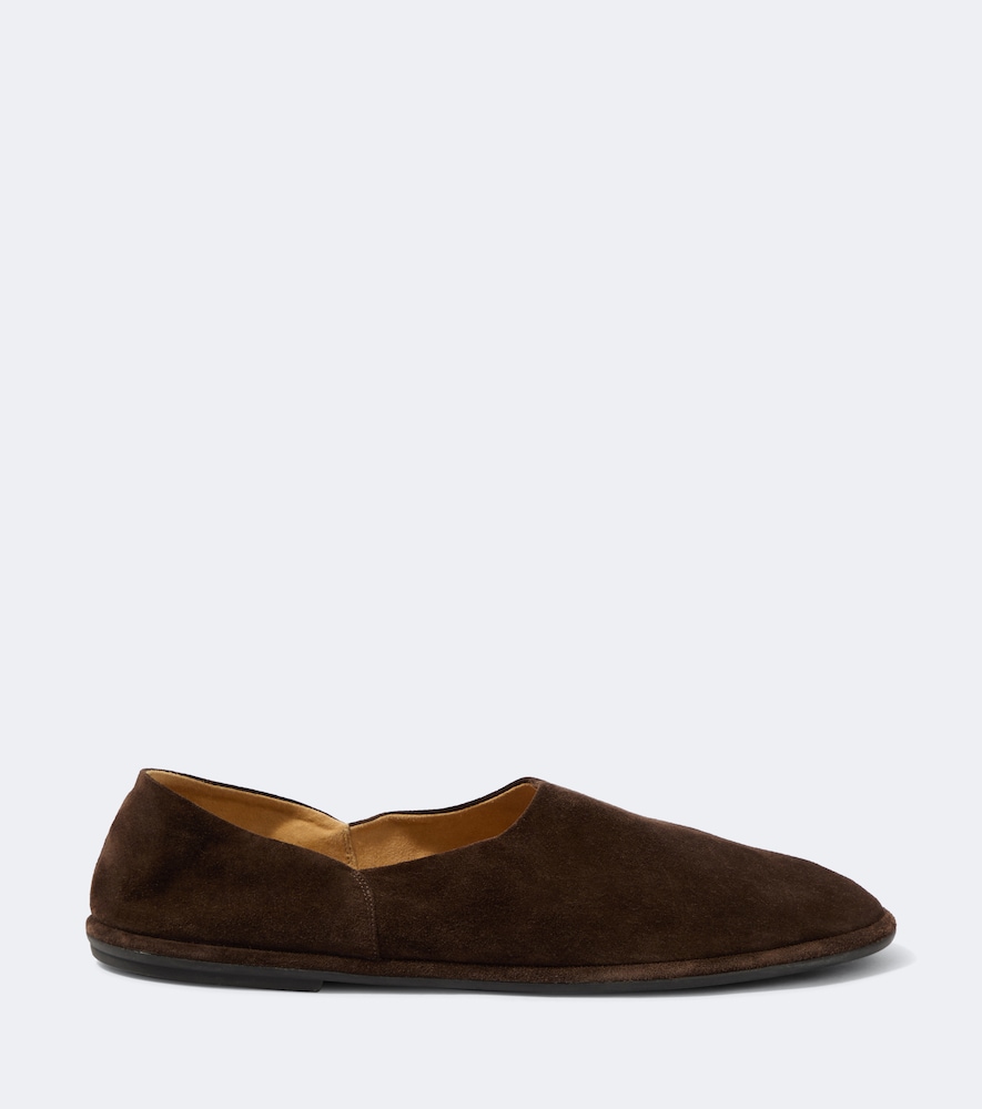  The Row The Row Canal Suede Slip-on Shoes 