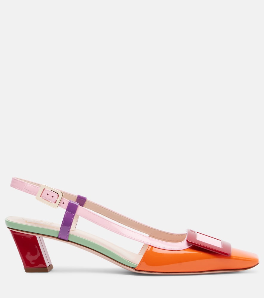 Roger Vivier Roger Vivier Slingback-pumps Belle Vivier Aus Lackleder 