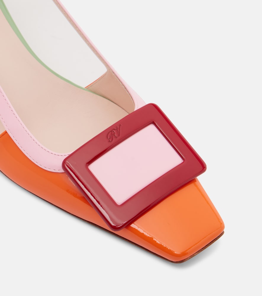  Roger Vivier Roger Vivier Slingback-pumps Belle Vivier Aus Lackleder 