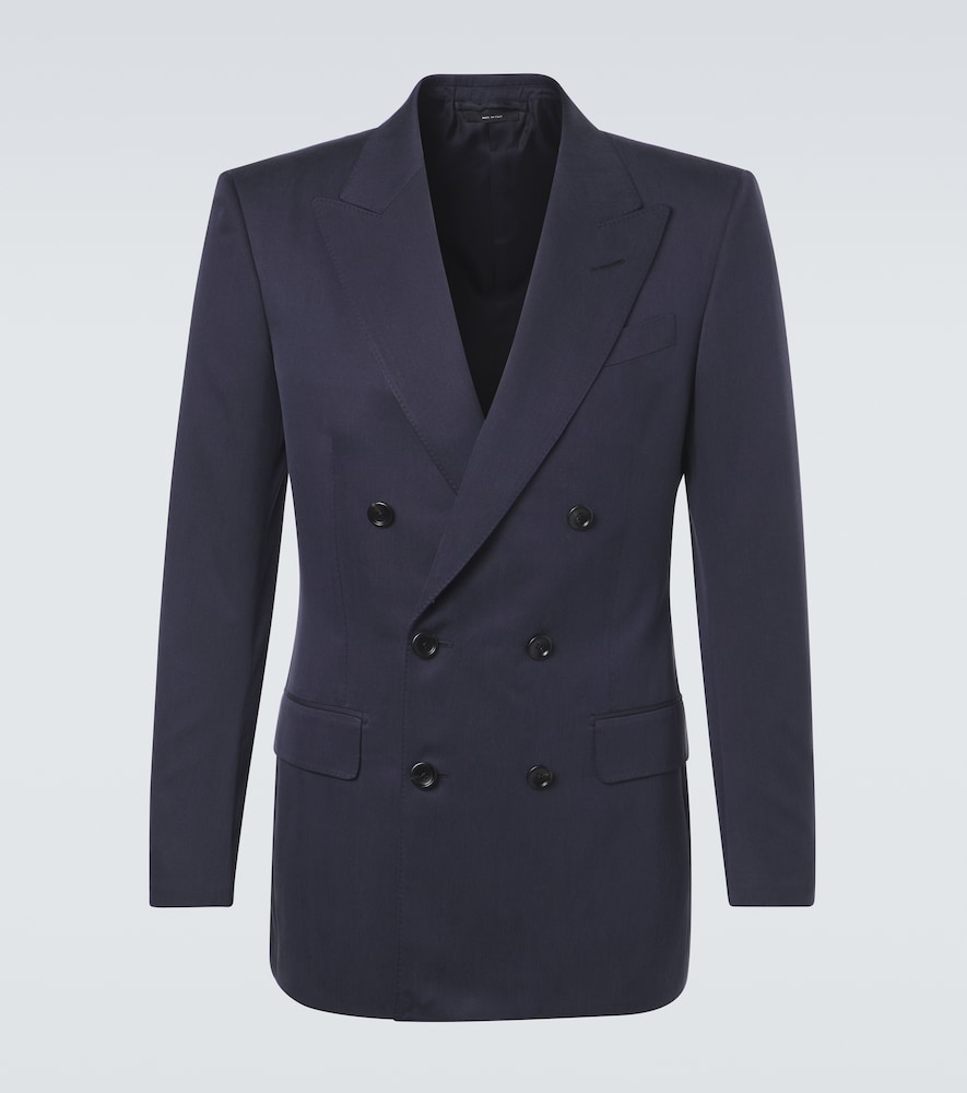 Blazer doppiopetto in seta
