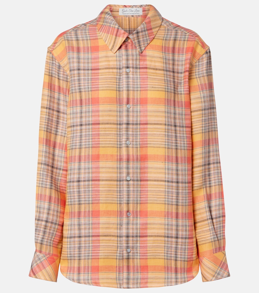 Camicia Twilight in lino con pietra di luna