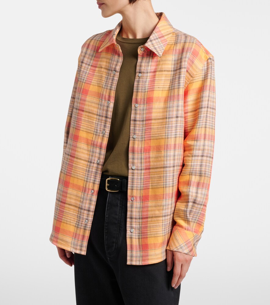  God's True Cashmere God's True Cashmere Twilight Linen Shirt With Moonstone 