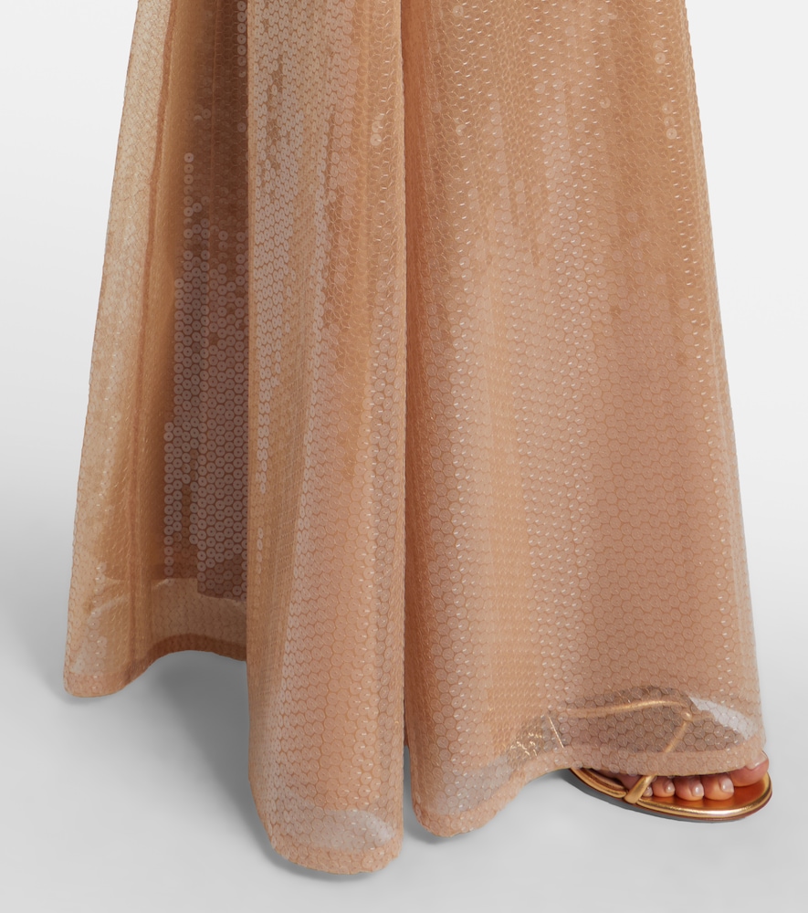  David Koma David Koma Robe Mit Pailletten 
