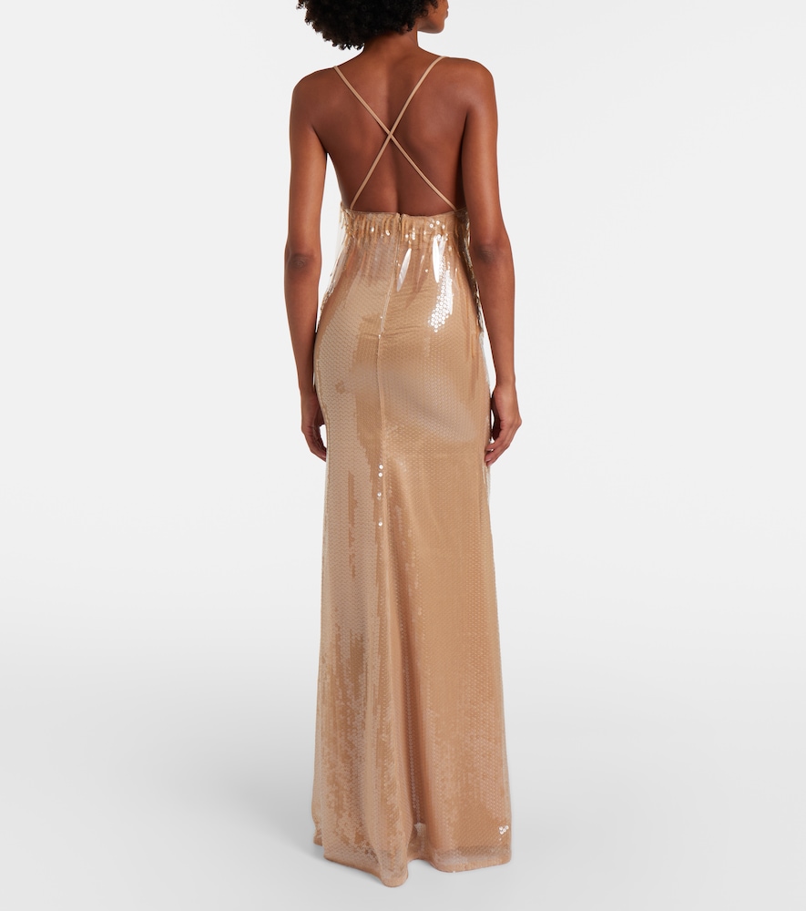  David Koma David Koma Robe Mit Pailletten 