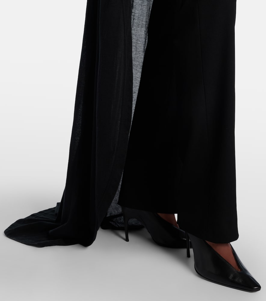 Balenciaga Duchesse leather pumps