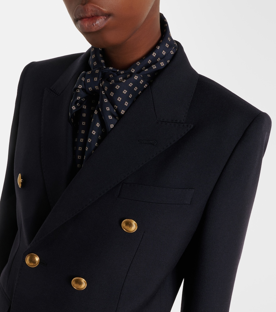  Saint Laurent Saint Laurent Blazer Aus Woll-gabardine 