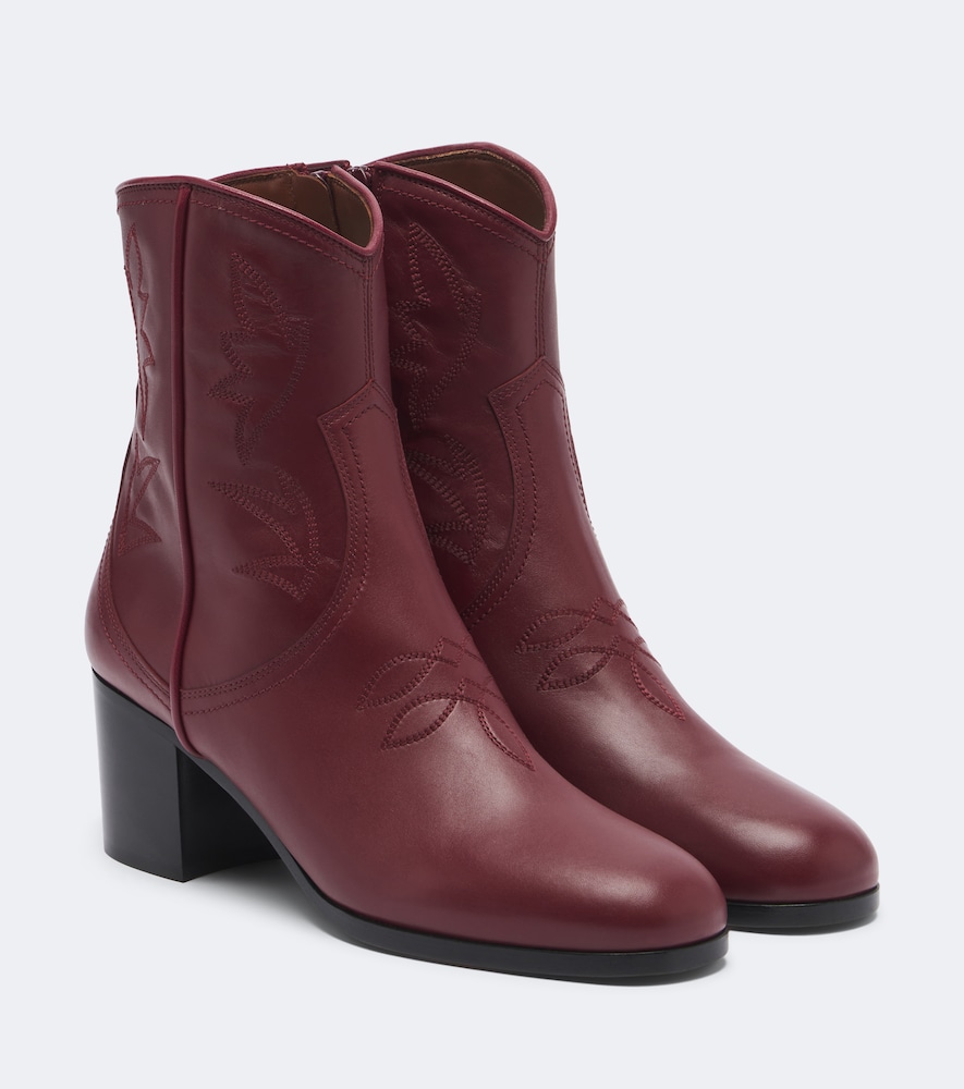 Westernstiefel VLogo aus Leder
