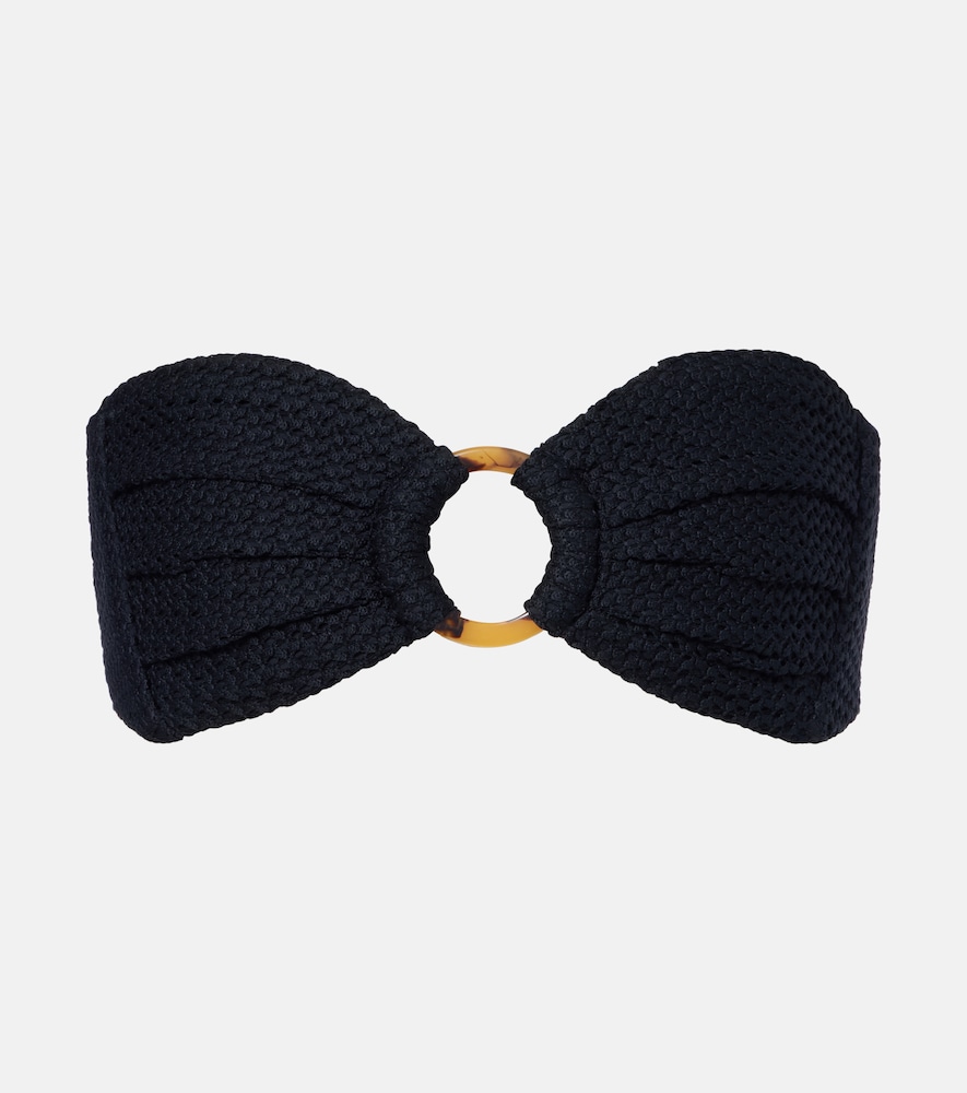 Montce Tori Bandeau Bikini Top In Black
