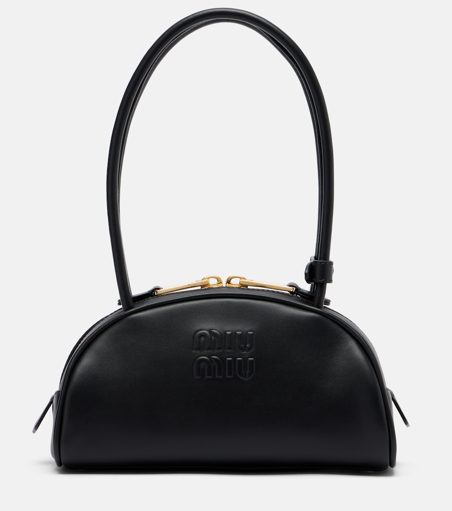 Miu Miu Beau Small leather bowling bag