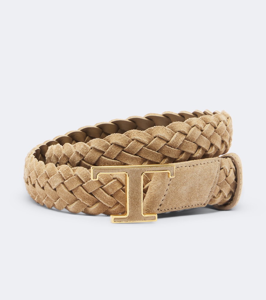 Gürtel T Timeless aus Veloursleder