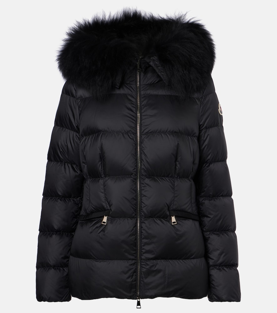 Moncler Boed shearling-trimmed down jacket - Women's Clothing