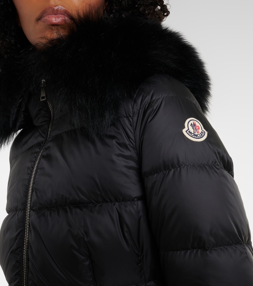  Moncler Moncler Boed Shearling-trimmed Down Jacket 