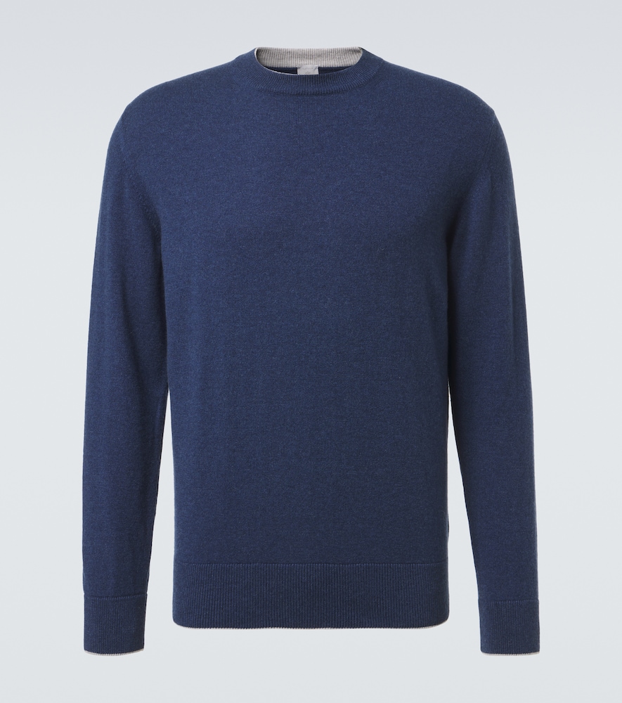 Eleventy Men's Blue Cashmere Sweater UK Size 38 - Mytheresa