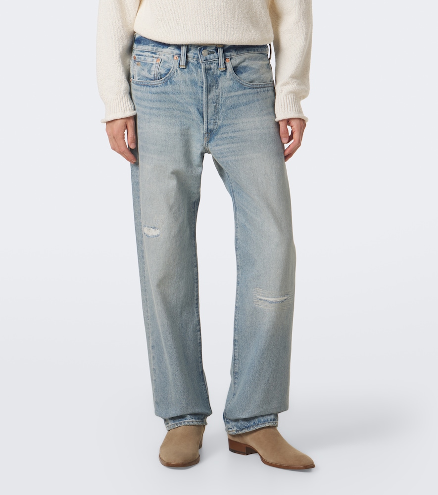 Faded Straight Jeans