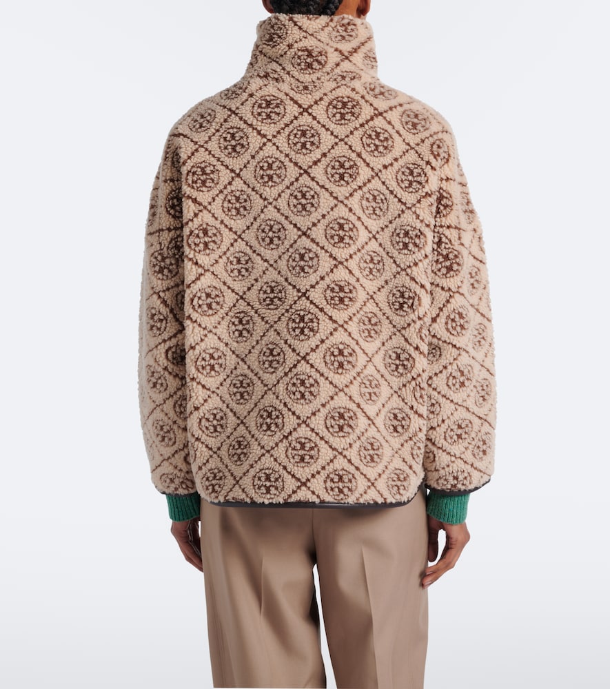 T Monogram Printed Teddy Jacket