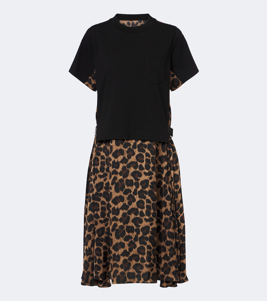 Midikleid aus Baumwoll-Jersey