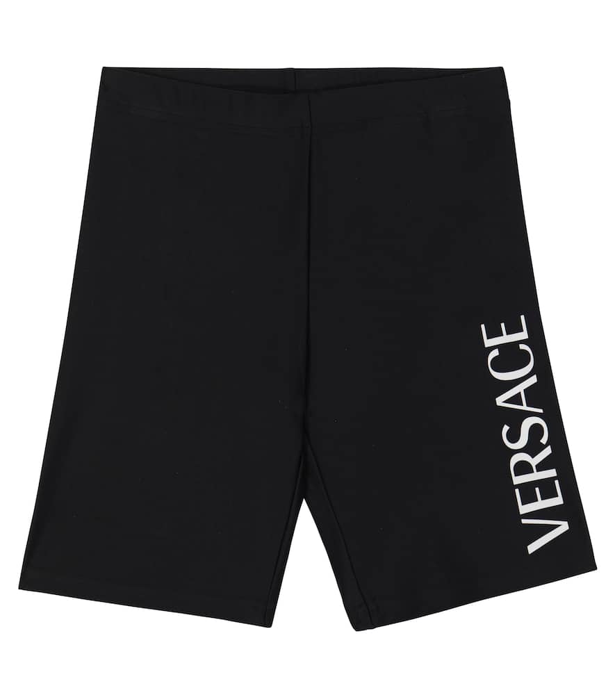 Versace Kids Logo biker shorts