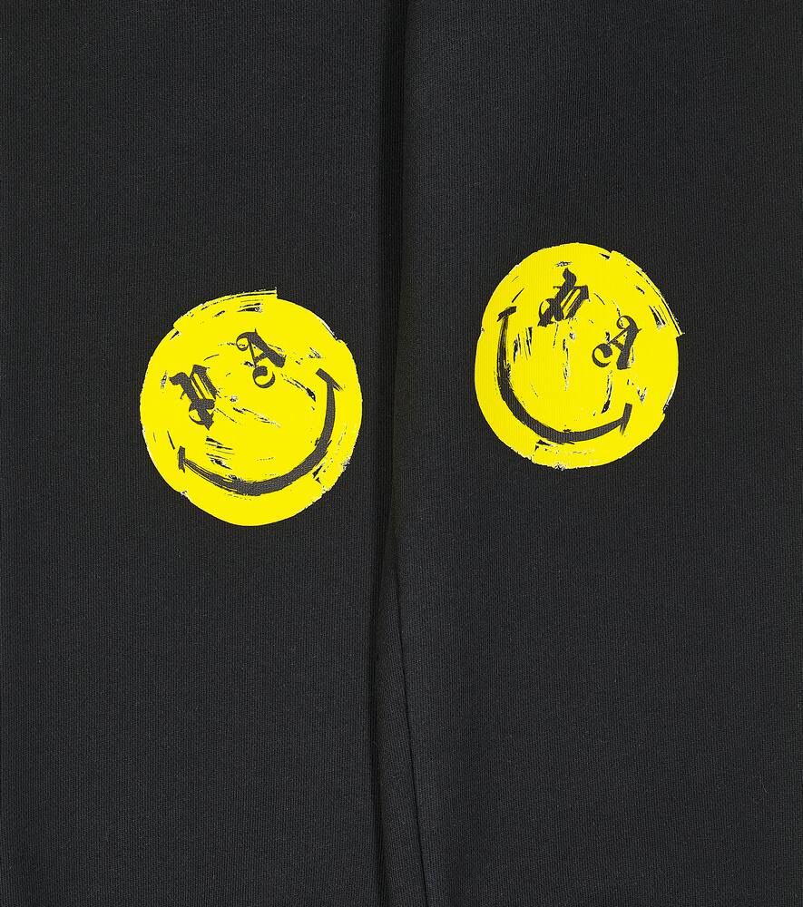 Palm Angels Cotton Jersey Sweatpants In Black